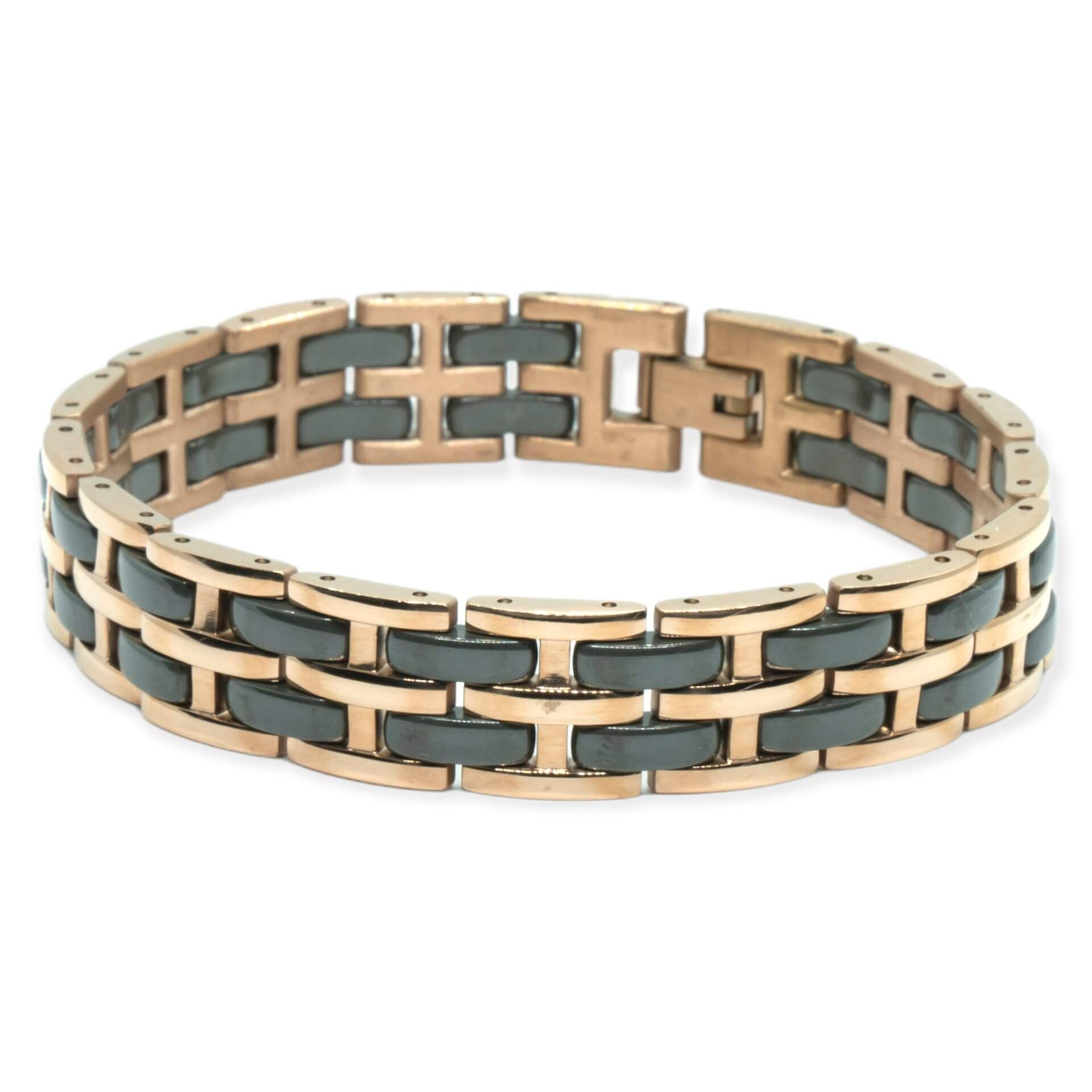 Magneet Armband - Hamar - Rosegold / Keramiek | Magnetiva®