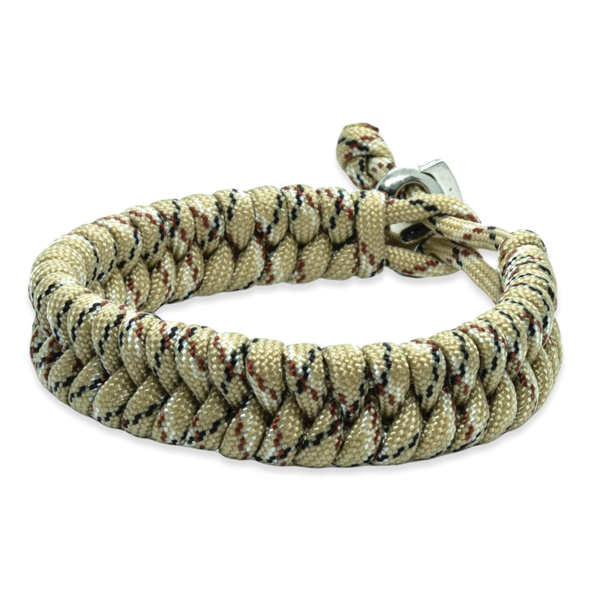 Viking Armband – Scandinavisch Gevlochten Beige Touw