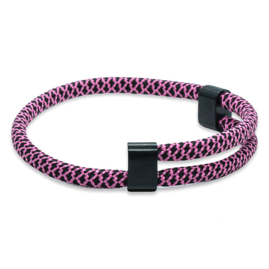 Regulējama virve - melna rozā (unisex)