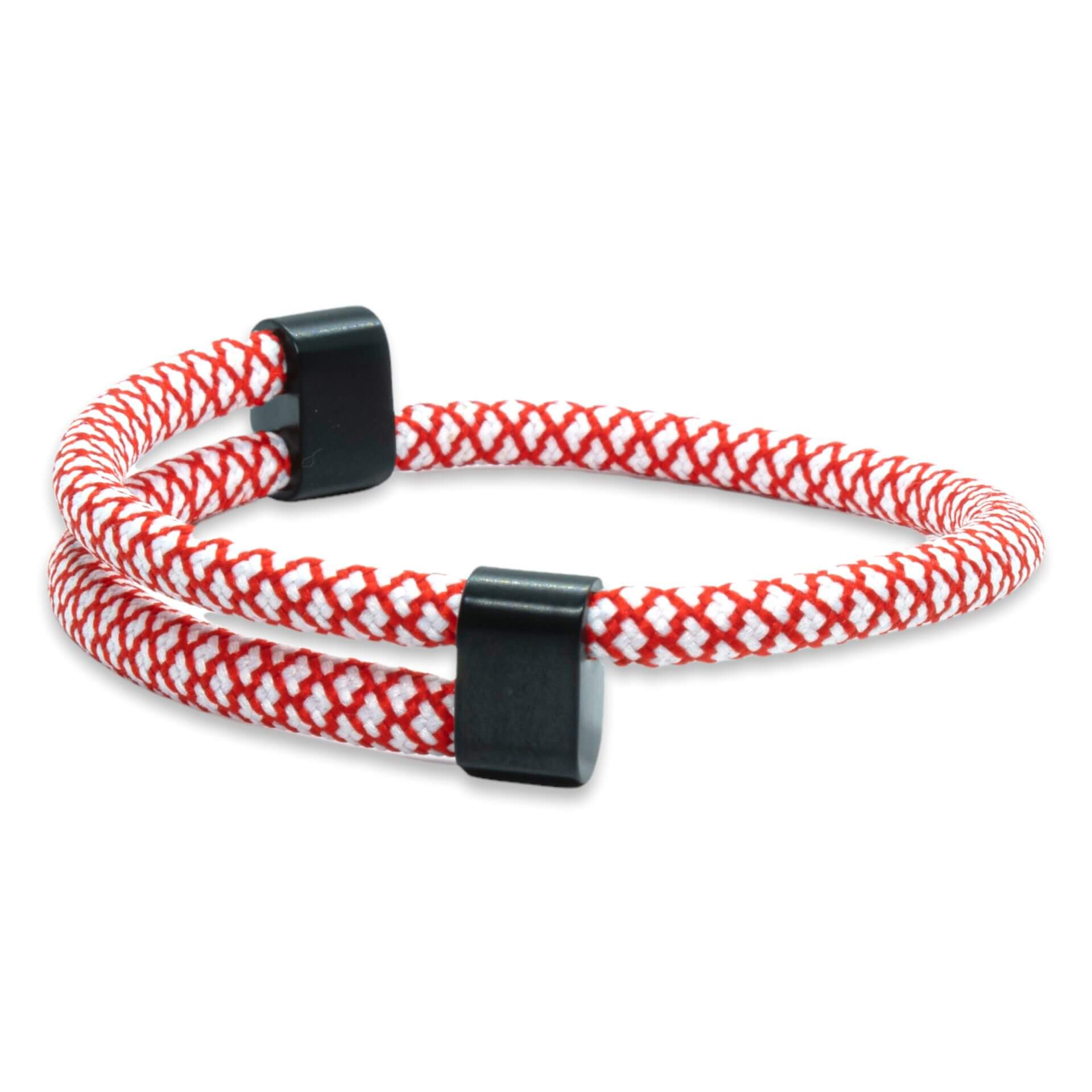 CordCraft | Verstelbaar touw – Wit Rood