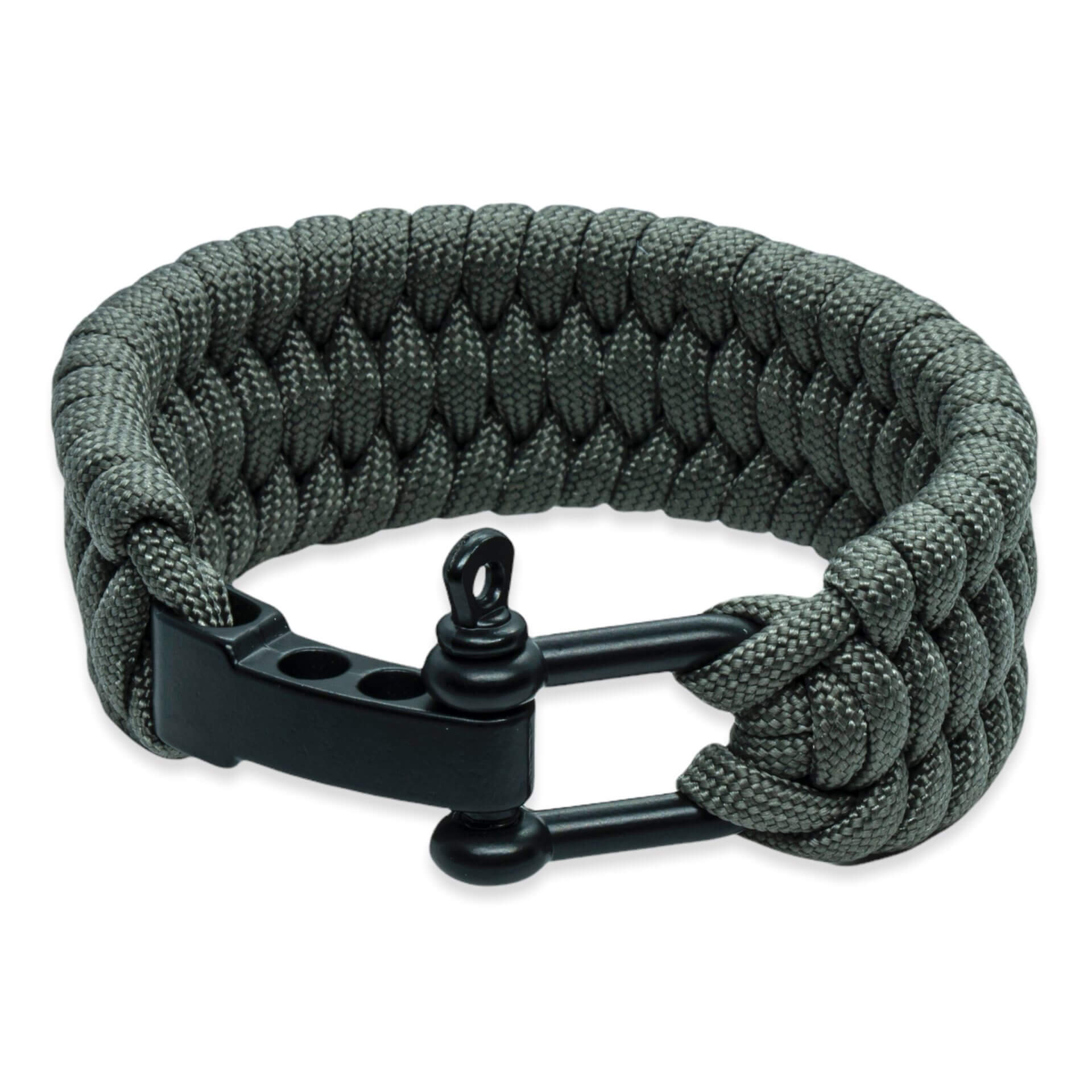 Survival armband – Grijs (verstelbaar)