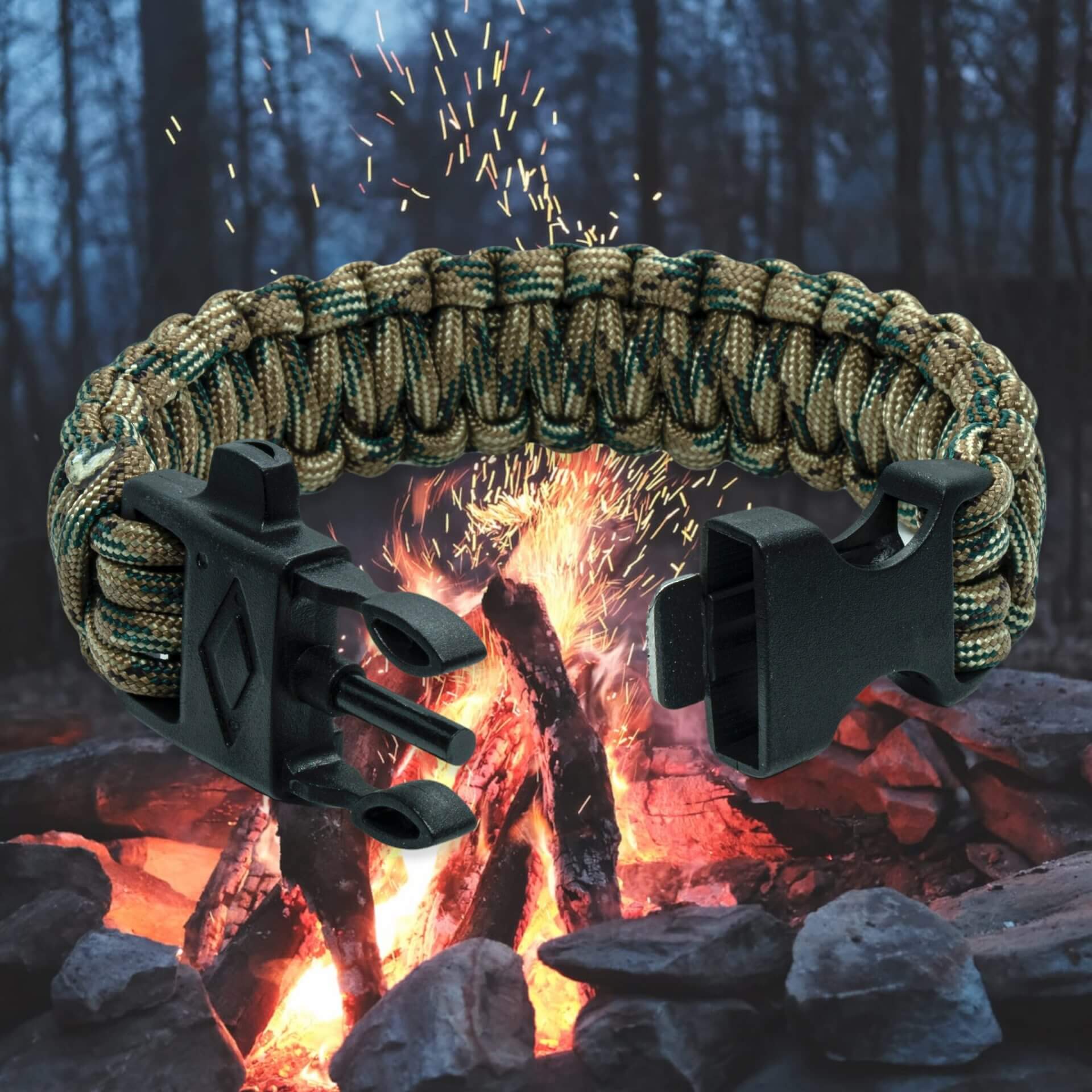 Vuurstarters Armband (Military / Desert / Camouflage)