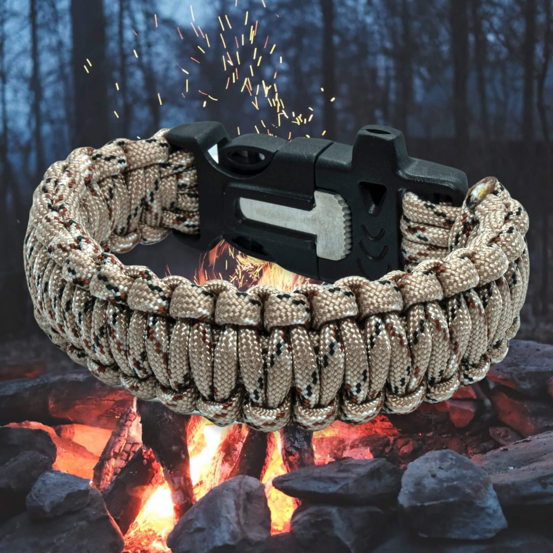 Vuurstarters Armband (Military / Desert / Camouflage)