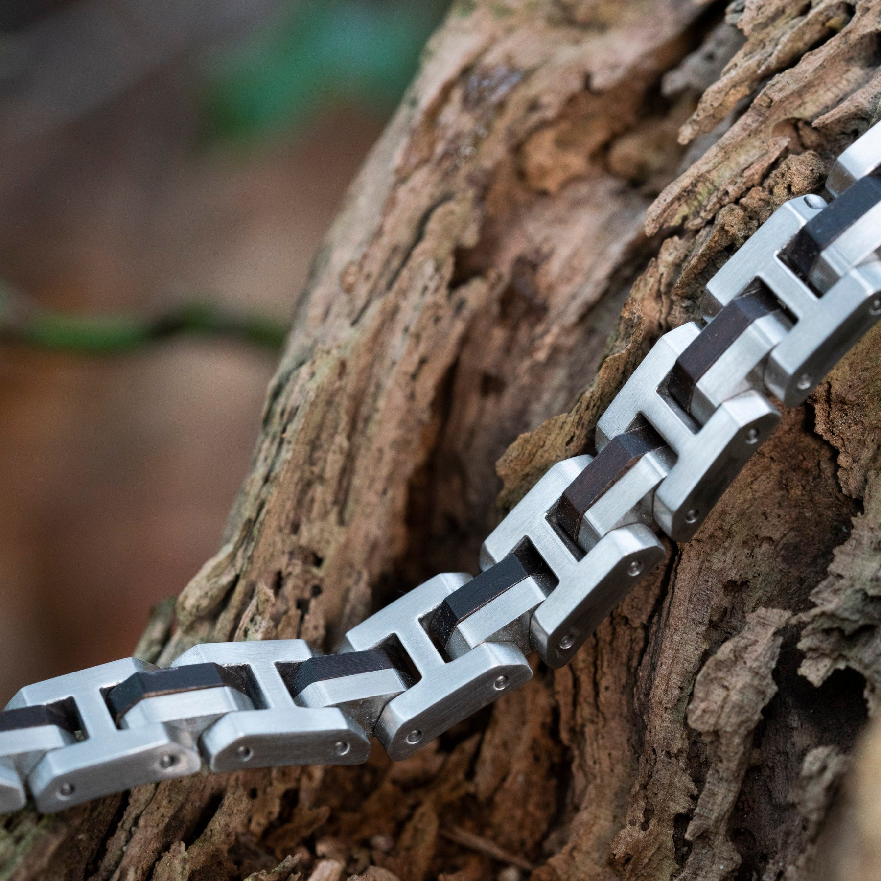 Luxe Zwart Ebbenhout (Instrumentenhout) – Houten Armband