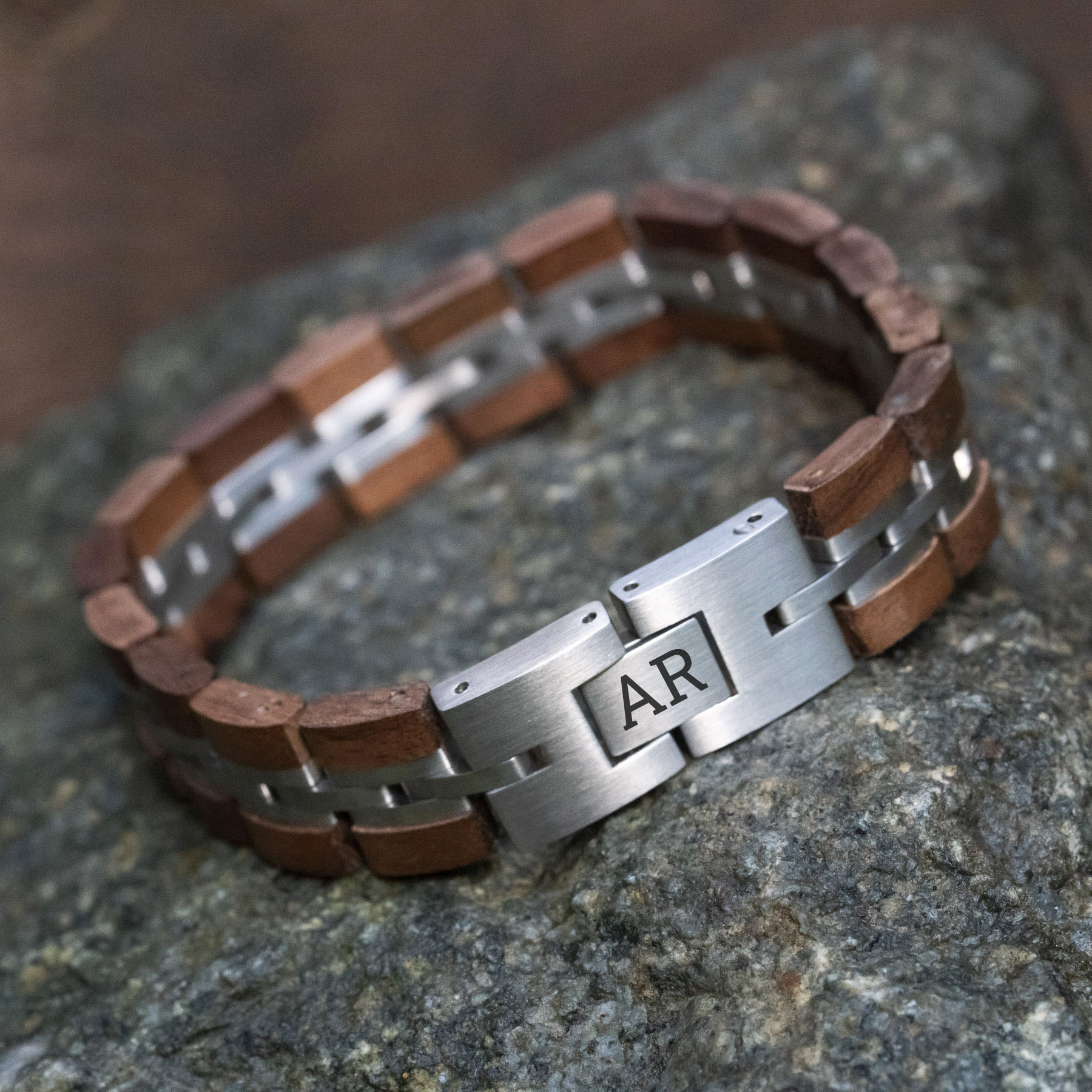 Initialen Houten Armband TimberWood