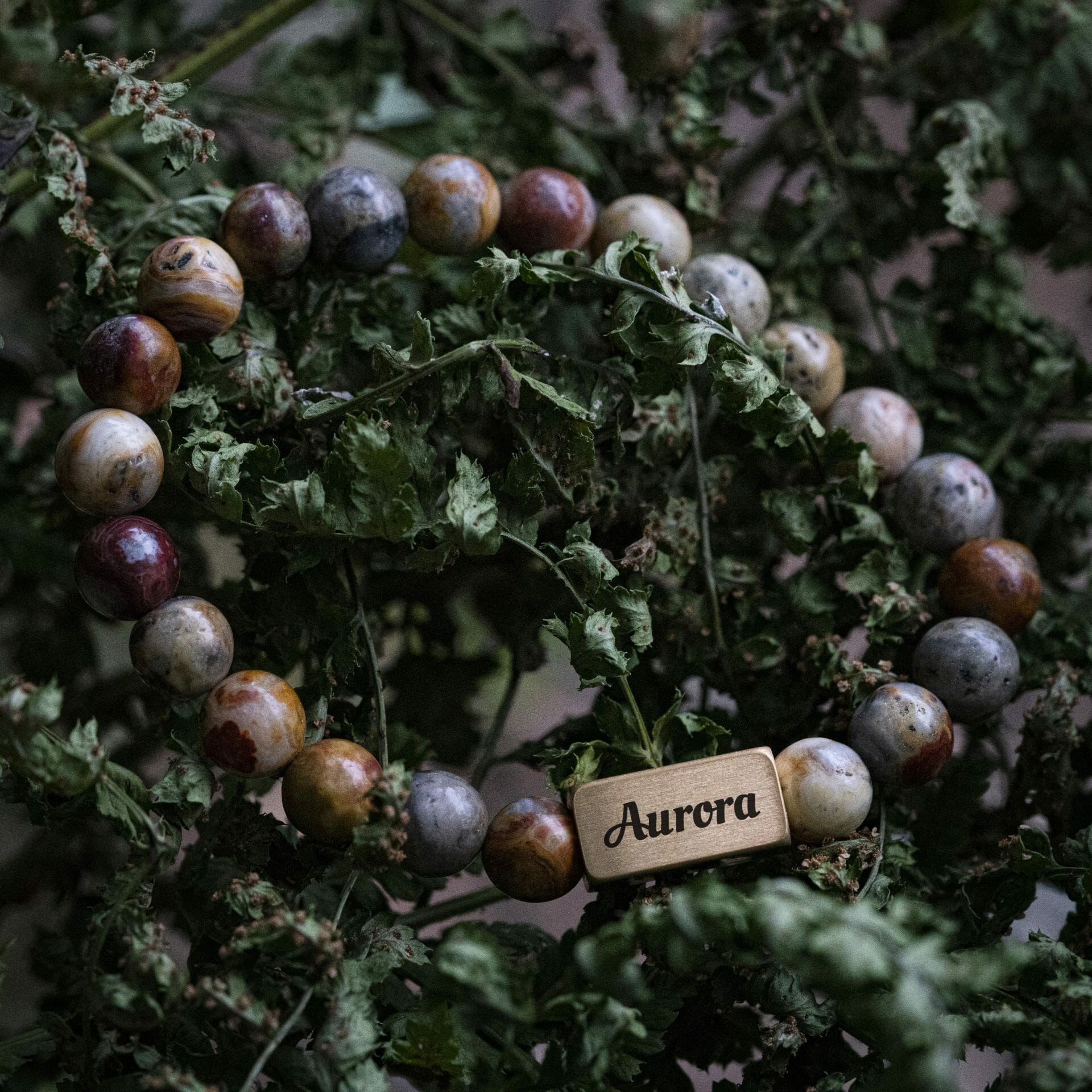 Mexicaanse Agaat - Kleurrijke 8mm kralen armband