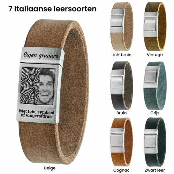 7 Italiaanse leersoorten voor je Fotoarmband of vingerafdruk armband