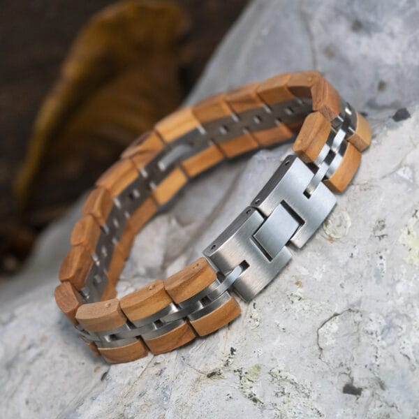 houten armband olijfhout
